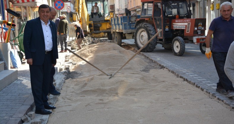 Havza Belediyesi yol çalışmalarında hız kesmiyor