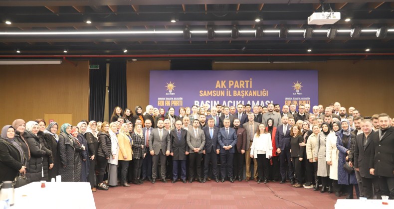 AK Parti Samsun İl Başkanı Köse’den kongre açıklaması: – “Samsun İl Başkanlığı Kongremizi de Cumhurbaşkanımız Sayın Recep Tayyip Erdoğan’ın teşrifleriyle 4 Ocak 2025 Cumartesi günü gerçekleştireceğiz”