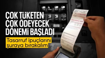 Elektrik faturalarında yeni dönem başladı