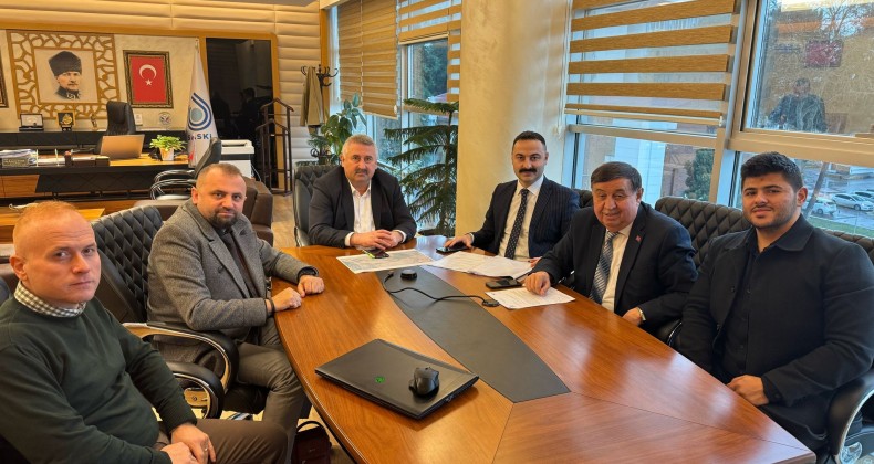 Havza Belediye Başkanı ve Kaymakamı, OSB Yetkilileri ile SASKİ Genel Müdürü’nü Ziyaret Etti
