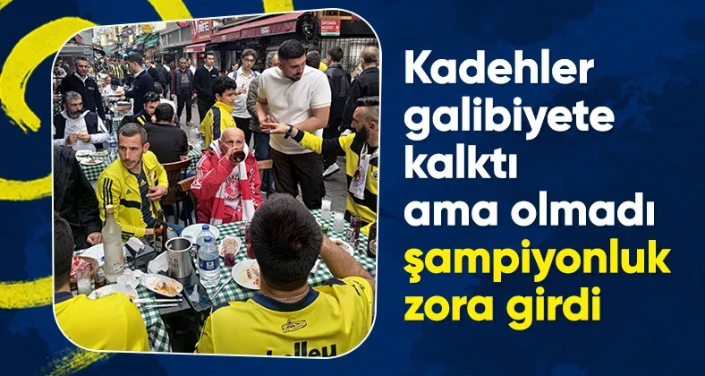 Fenerbahçe şampiyonluk yolunda ağır yaralı