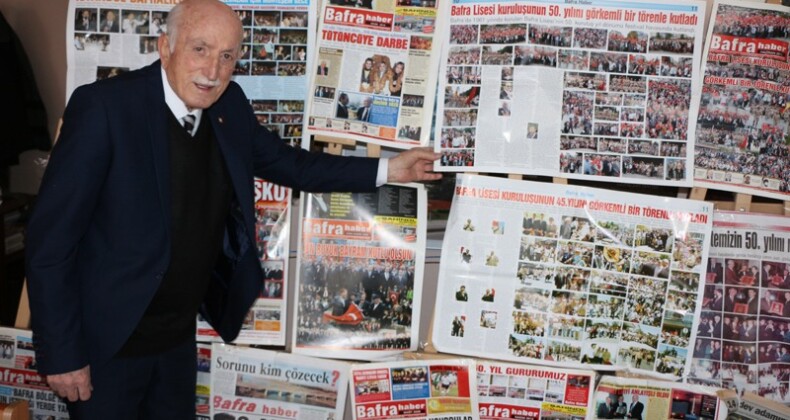 Bafra’nın belleği, kalemi, vicdanı emekliye ayrıldı