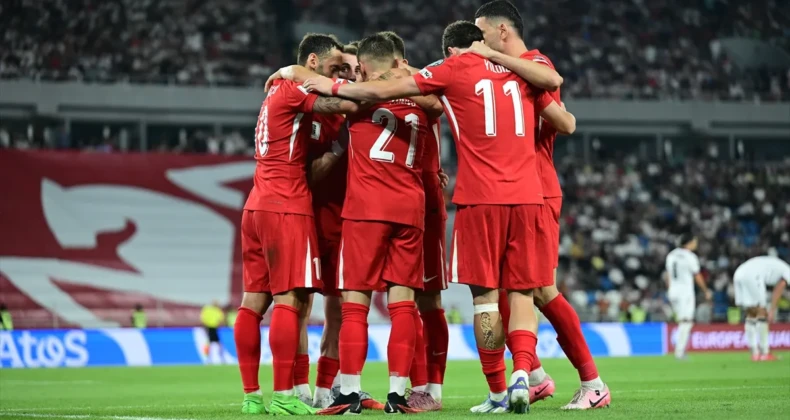A Milli Futbol Takımı, Gürcistan karşısında üç puanı üç golle aldı