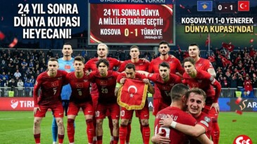 A MİLLİLER KOSOVA’YI 1-0 YENEREK TARİHE GEÇTİ