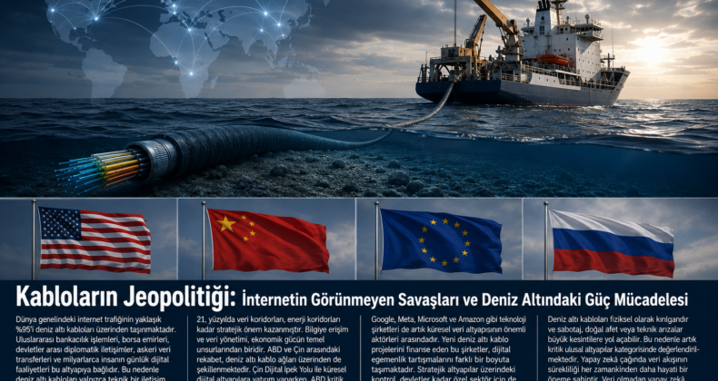Kabloların Jeopolitiği: İnternetin Görünmeyen Savaşları ve Deniz Altındaki Güç Mücadelesi