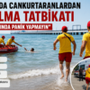 Samsun’da cankurtaranlardan boğulma tatbikatı: “Rip akıntısında panik yapmayın”