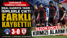 Samsunspor’da Kırmızı Alarm! İdeal Kadroya Yakın Takım Farklı Kaybetti