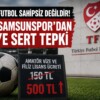 Kara Samsunspor’dan TFF’ye Sert Tepki: “Amatör Futbol Sahipsiz Değildir”