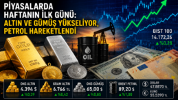 Piyasalarda Haftanın İlk Günü: Altın ve Gümüş Yükseliyor, Petrol Hareketlendi