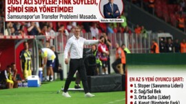DOST ACI SÖYLER: FİNK SÖYLEDİ, ŞİMDİ SIRA YÖNETİMDE!
