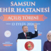 Cumhurbaşkanı Erdoğan, Samsun Şehir Hastanesi açılışında coşkuyla karşılandı