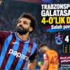 Trabzonspor’dan Galatasaray’a 4-0’lık darbe: Salah şov yaptı