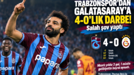 Trabzonspor’dan Galatasaray’a 4-0’lık darbe: Salah şov yaptı