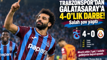 Trabzonspor’dan Galatasaray’a 4-0’lık darbe: Salah şov yaptı