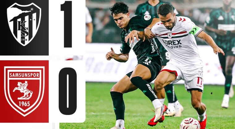 SAMSUNSPOR KOCAELİ DEPLASMANINDA KAYIP: 1-0