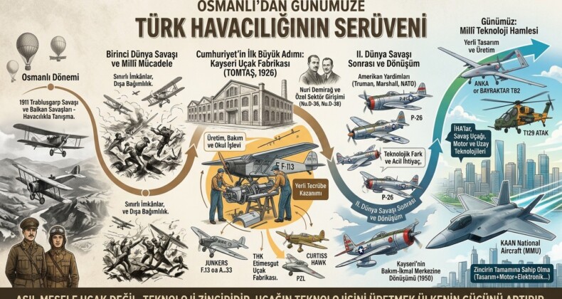 OSMANLI’DAN GÜNÜMÜZE TÜRK HAVACILIĞININ SERÜVENİ