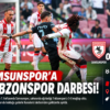 SAMSUNSPOR’A TRABZONSPOR DARBESİ: 0-3!